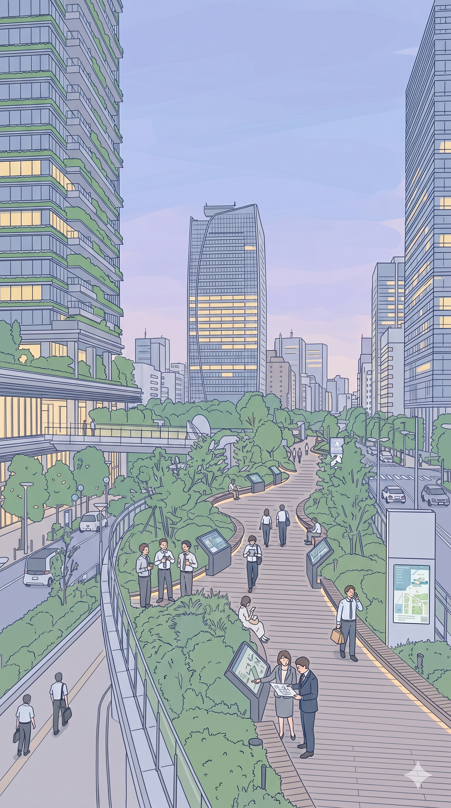 京都市北区の街並み